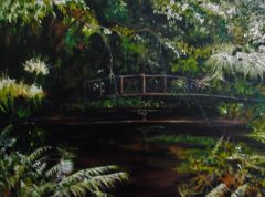 My Hawaiian Monet: The Bridge at Haiku Gardens